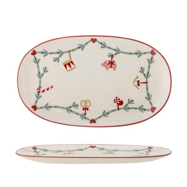 Kamionkowa taca ze świątecznym motywem 23x38,5 cm Yule – Bloomingville-image-3