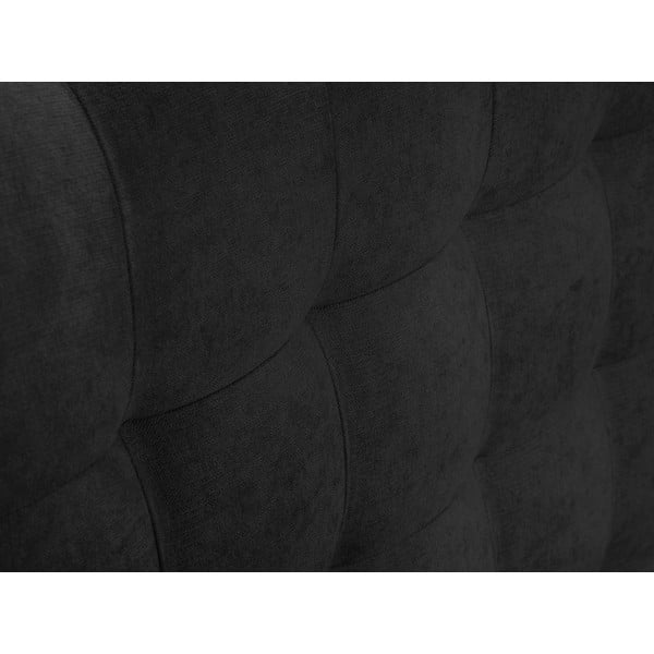 Ciemnoszare łóżko boxspring ze schowkiem 180x200 cm Jade – Mazzini Beds-image-1