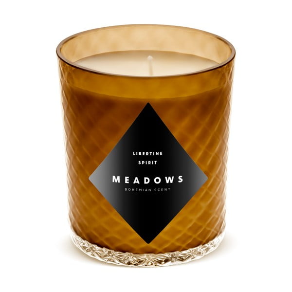 Świeczka o zapachu imbiru i trawy cytrynowej Meadows Libertine Spirit, 60 h
