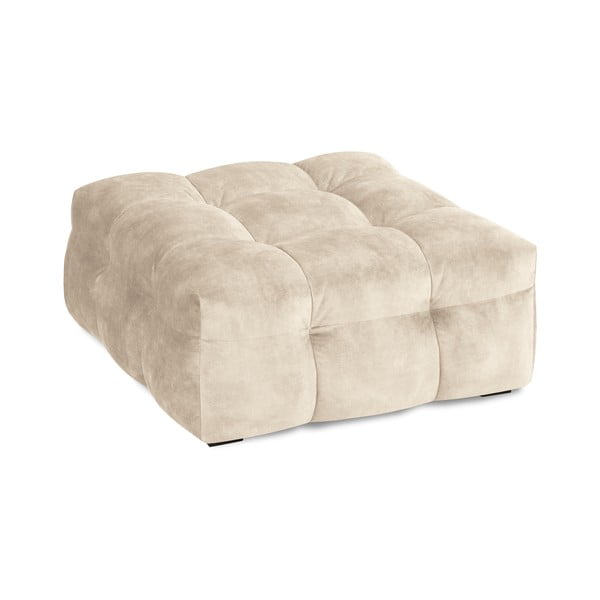 Beżowy aksamitny puf Windsor & Co Sofas Vesta-image-4