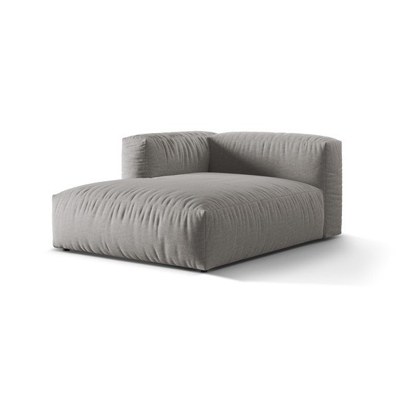 Jasnoszary moduł sofy (lewostronny) Martina – Micadoni Home-image-1