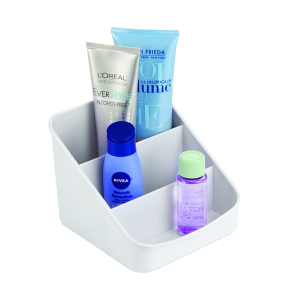 Szary organizer z 3 przegródkami iDesign Linus, 16x14,5 cm-image-3