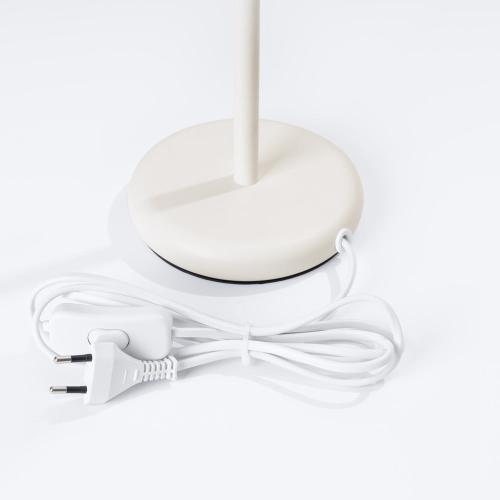 Kremowa lampa stołowa (wysokość 43 cm) Gleam – Sollux (zdjęcie 11)