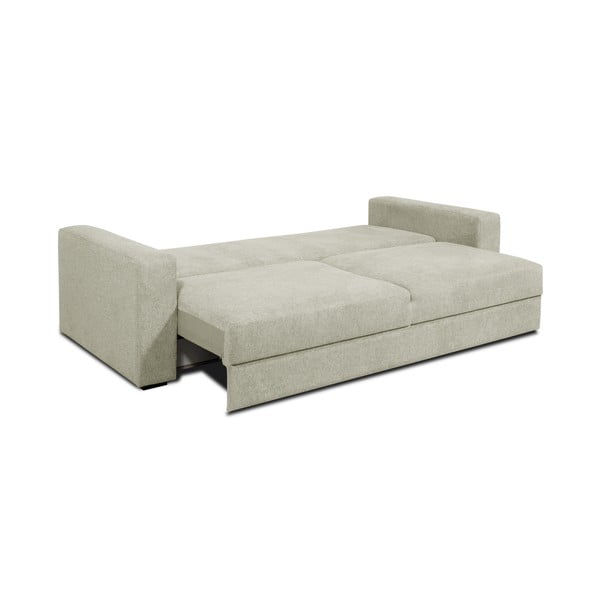Beżowa sofa rozkładana 238 cm Resmo – Scandic-image-2