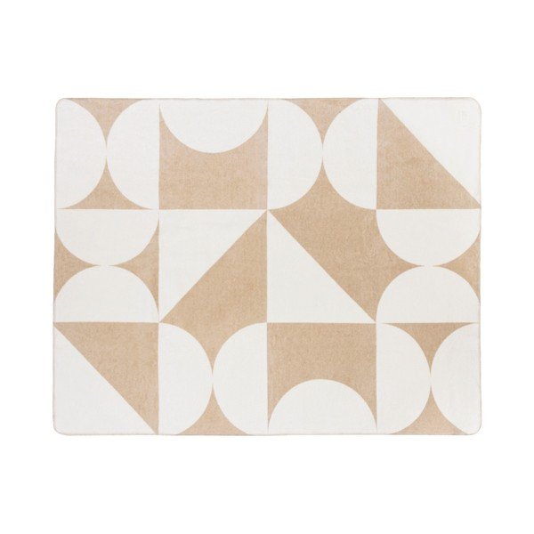 Beżowo-kremowy koc 150x200 cm Tul – noo.ma