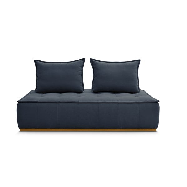 Ciemnoniebieska sofa z tkaniny szenilowej 175 cm Elisa – Bobochic Paris