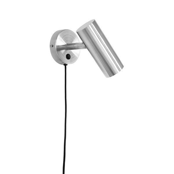 Stalowy kinkiet do kontaktu w kolorze srebra Paris – House Nordic