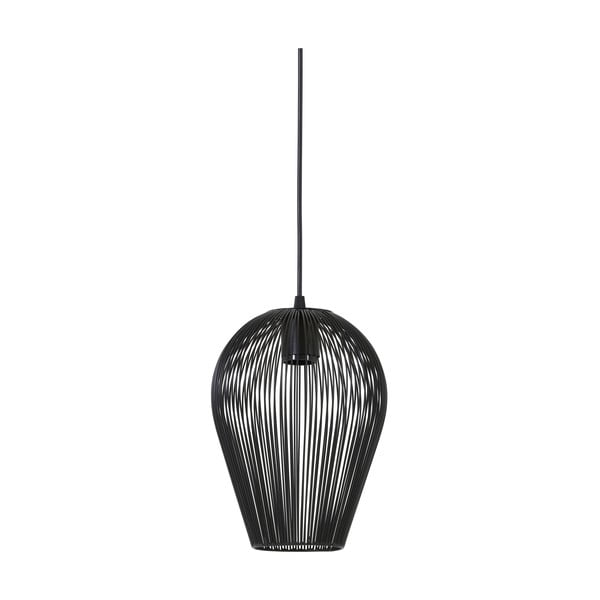Czarna lampa sufitowa ø 19 cm Abby – Light & Living