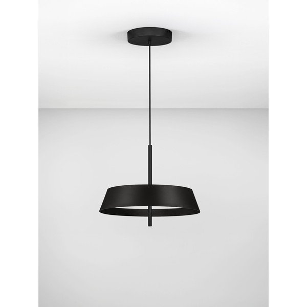 Aluminiowa lampa wisząca LED ze ściemniaczem w kolorze matowej czerni ø 45 cm Velio – Nova Luce-image-3