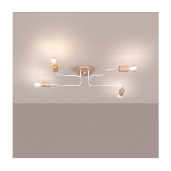 Lampa sufitowa w naturalnym kolorze 58x75 cm Dazzle – Sollux-image-1