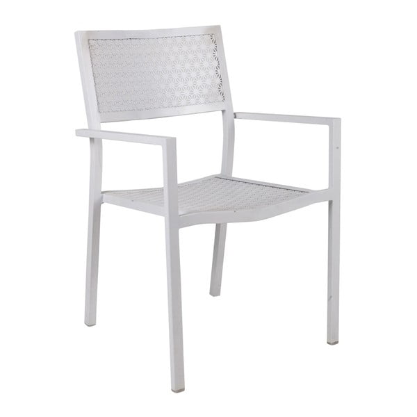 Białe krzesło ogrodowe Crido Consulting Biko