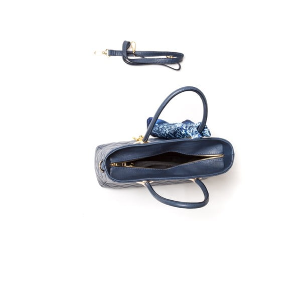 Skórzana torebka Carla Ferreri 2003 Blu-image-3