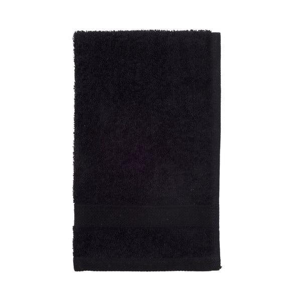 Czarny ręcznik Walra Frottier, 30x50 cm
