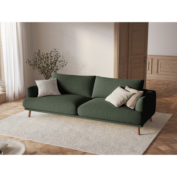 Zielona sofa 200 cm Naomi – Micadoni -image-1