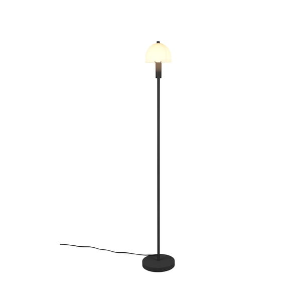 Czarna lampa stojąca ze szklanym kloszem (wysokość 120 cm) Glenn – Reality-image-3