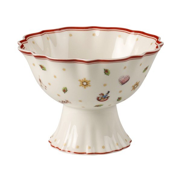 Biała porcelanowa miska do serwowania z motywem świątecznym Villeroy & Boch