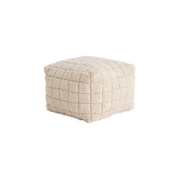 Kremowy puf Check – Ellos Home-image-2