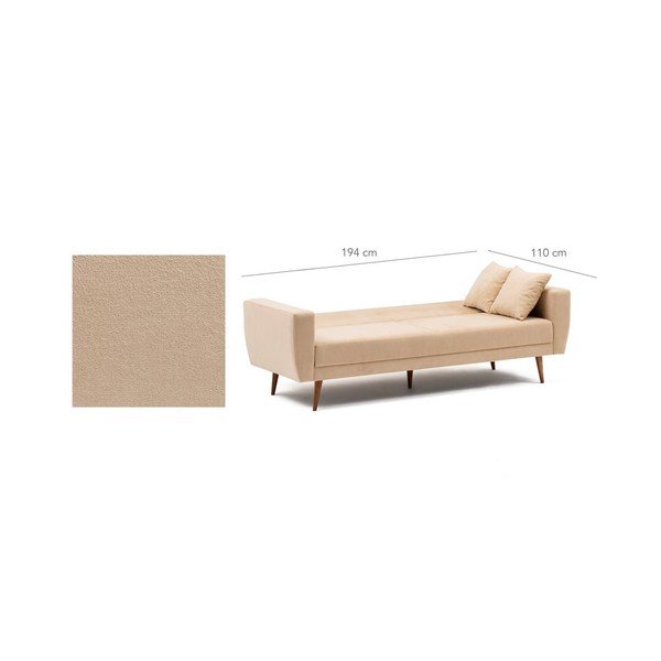 Kremowa sofa rozkładana Vivalde-image-4