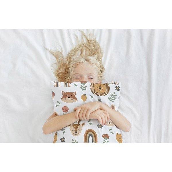 Dziecięca poszewka na poduszkę z satyny bawełnianej 45x45 cm Little Boho – Butter Kings-image-1