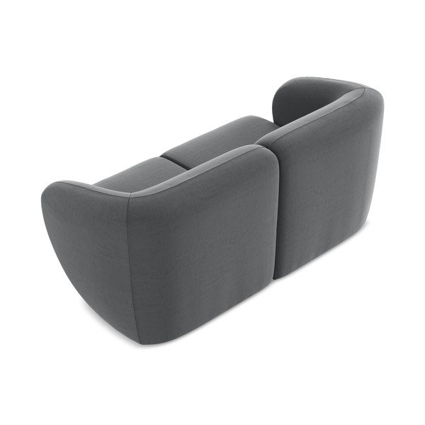 Szara aksamitna sofa 174 cm Lani – Makamii-image-3