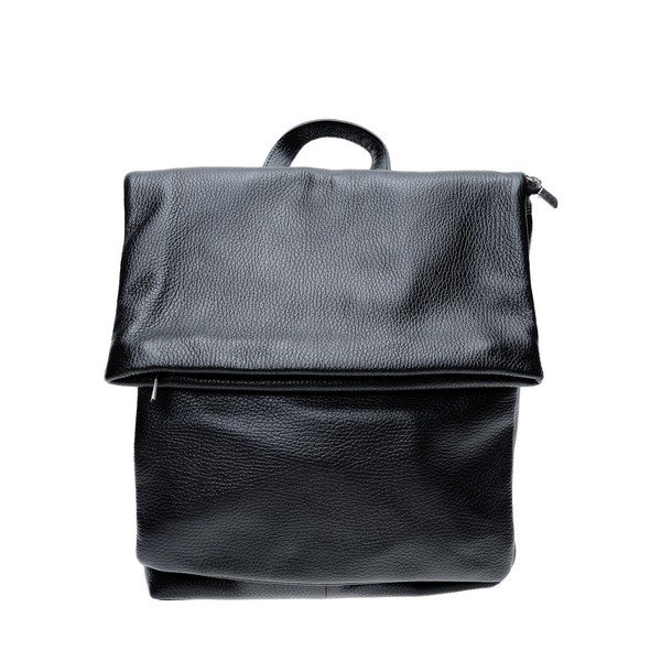 Czarny skórzany plecak Isabella Rhea