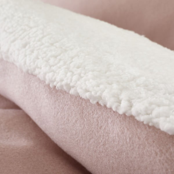 Różowa pościel z polaru z motywem serca Catherine Lansfield, 135x200 cm-image-3