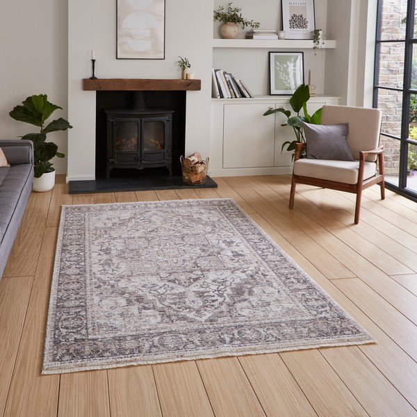 Szaro-beżowy dywan 120x170 cm Vintage – Think Rugs-image-1
