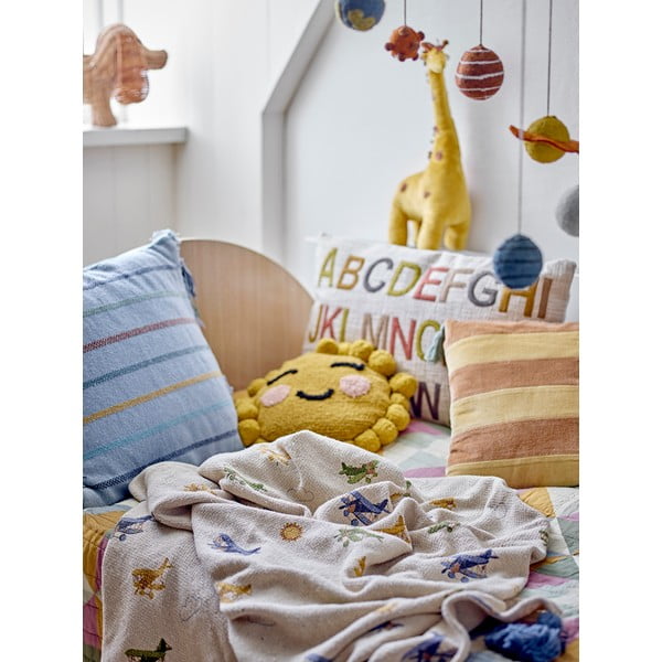 Kremowy koc dziecięcy 130x160 cm Plane – Bloomingville Mini-image-4