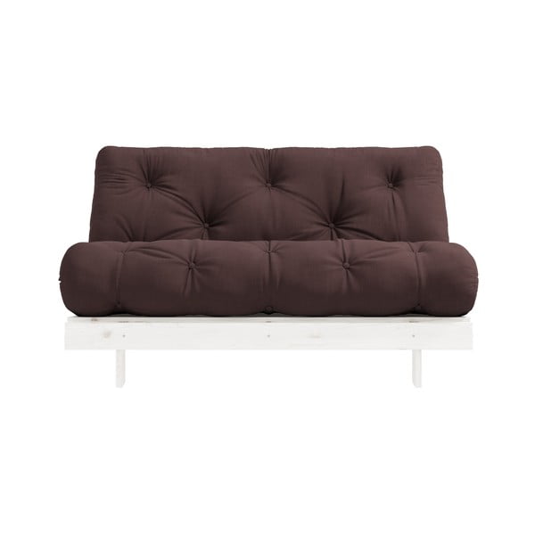 Sofa rozkładana Karup Design Roots White/Brown-image-3