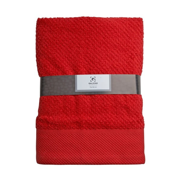 Ręcznik Galzone 140x70 cm, czerwony