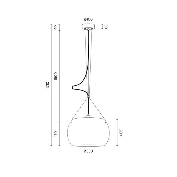 Lampa wisząca w kolorze miedzi Sotto Luce MYOO-image-3