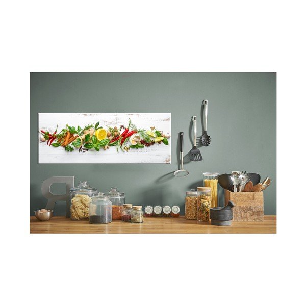 Obraz Styler Glasspik Shabby Herbs, 30x80 cm-image-2