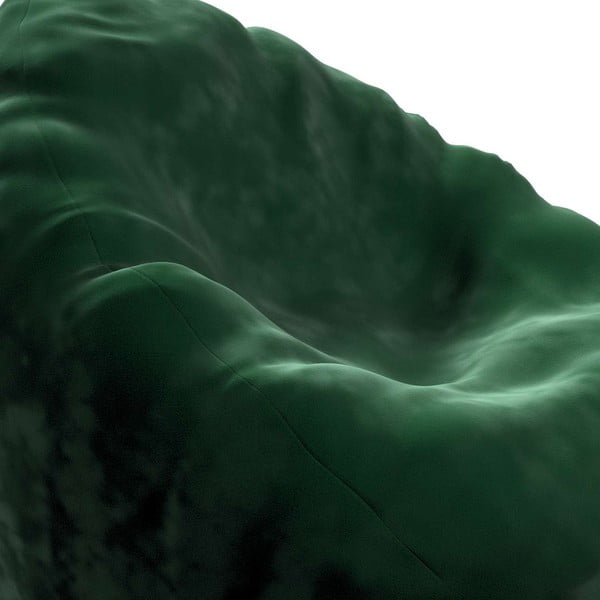 Zielony worek do siedzenia Posh Velvet – Yellow Tipi-image-1