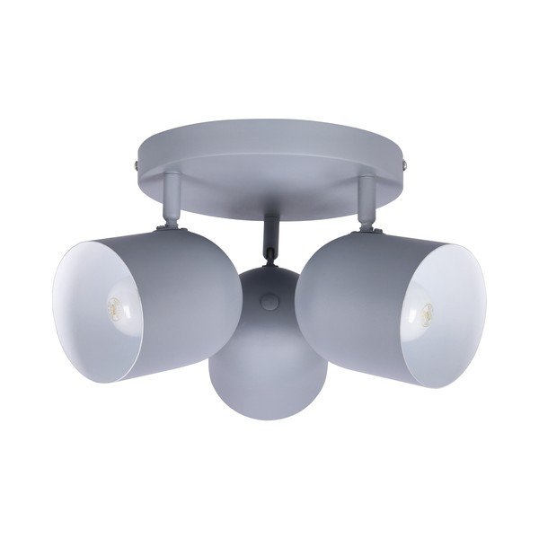 Jasnoniebieska lampa sufitowa z metalowym kloszem 32x32 cm Azuro – Candellux Lighting-image-2