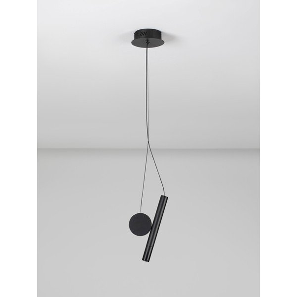 Aluminiowa lampa wisząca LED w kolorze matowej czerni ø 23,5 cm Vero – Nova Luce-image-3
