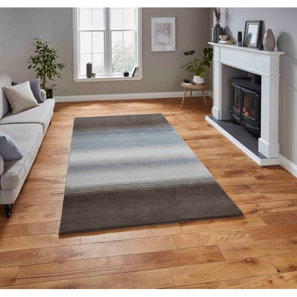 Szary wełniany dywan 230x150 cm Elements – Think Rugs-image-1