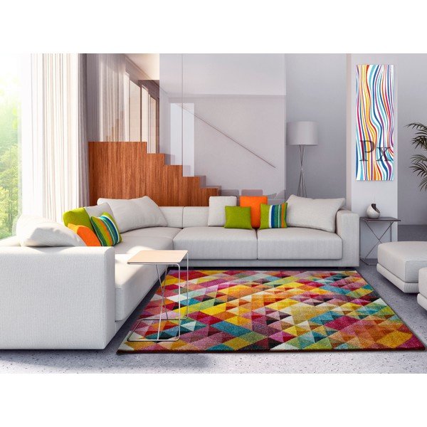 Dywan Universal Belis Triangles, 140x200 cm-image-1