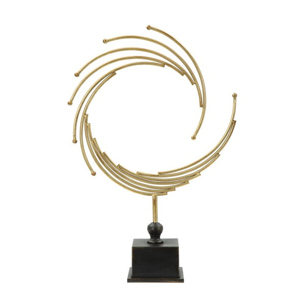 Dekoracyjna figurka z żelaza w złotym kolorze Mauro Ferretti Round