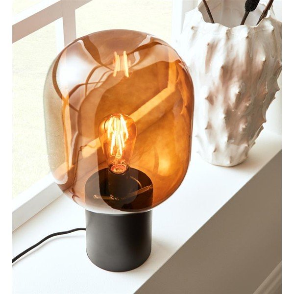 Szklana lampa stołowa Markslöjd Brooklyn, wys. 43,5 cm-image-2