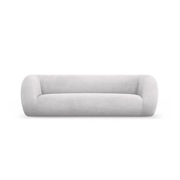 Jasnoszara sofa z materiału bouclé 230 cm Essen – Cosmopolitan Design