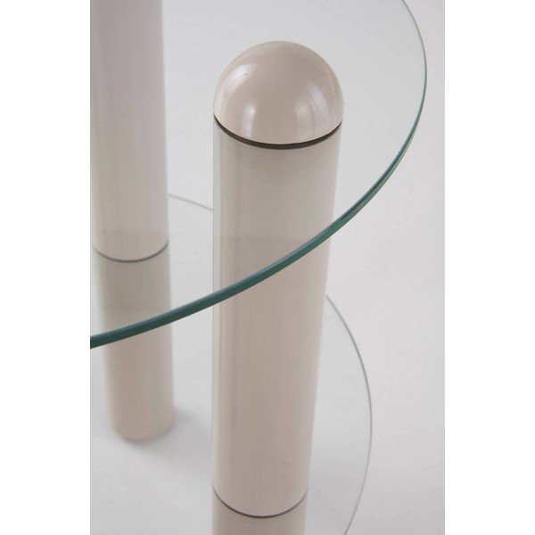 Szklany okrągły stolik ø 48 cm Egan – Jotex-image-2