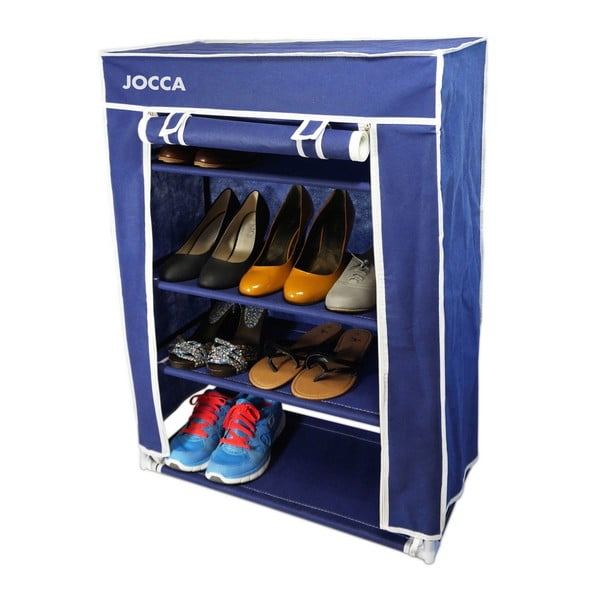 Niebieska składana szafka na buty JOCCA, 80x60 cm