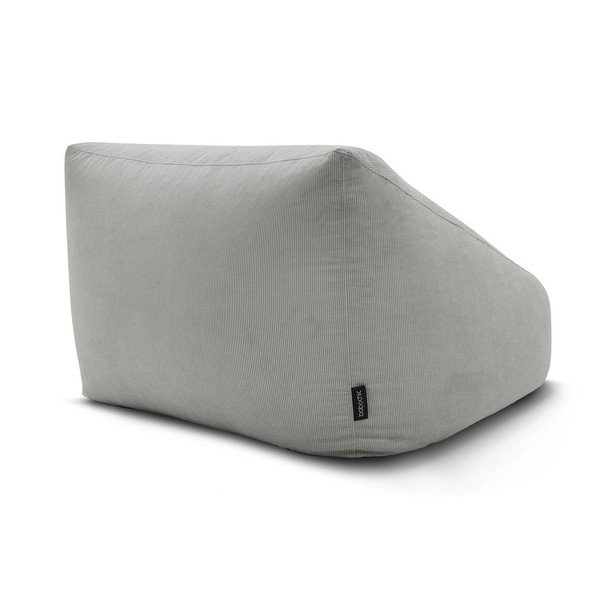 Jasnoszary sztruksowy worek do siedzenia Lilibet – Bobochic Paris-image-4