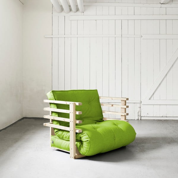 Fotel rozkładany Karup Funk Natural/Lime