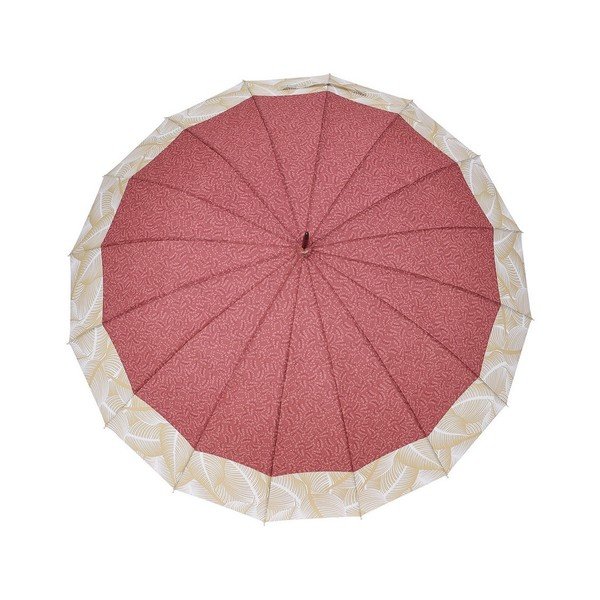 Czerwony parasol Ambiance Tropical, ⌀ 105 cm