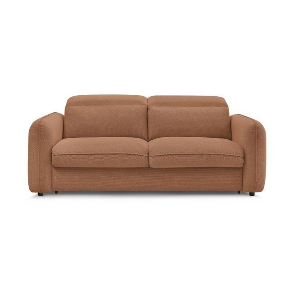 Pomarańczowa sofa 216 cm Achille – Bobochic Paris