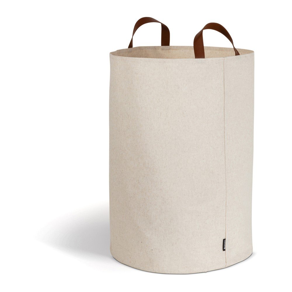Beżowy tekstylny kosz na pranie 69 l Soft Storage – Bigso (zdjęcie 7)