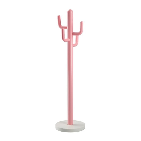 Różowy wieszak Kare Design Kaktus