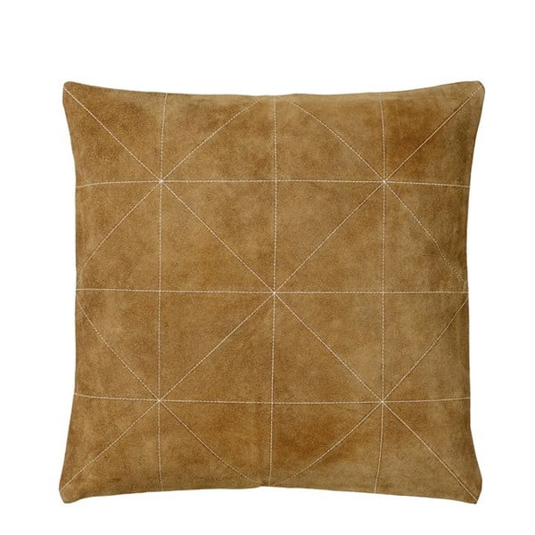 Poduszka z wypełnieniem Triangle Brown, 45x45 cm