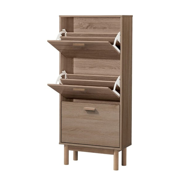 Uchylna szafka na buty w dekorze dębu Melanie – Støraa-image-2